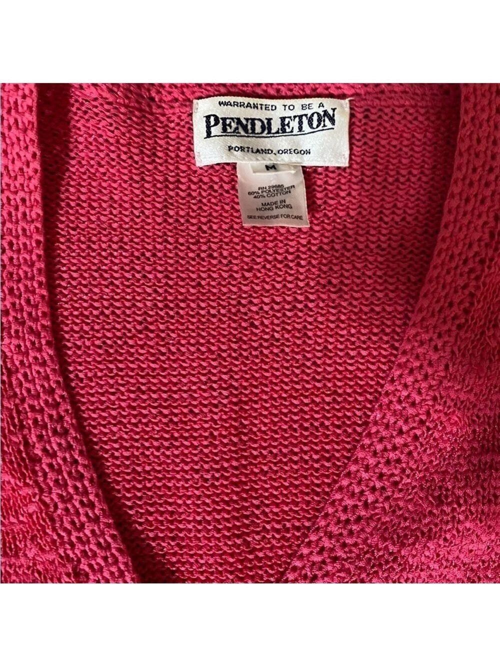Pendleton Button down Sweater M - Picture 2 of 6
